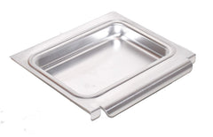 Weber catch pan front view showing easy grease collection and quick cleaning