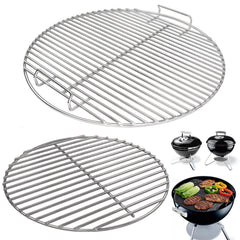 WEBROIL front cooking grate showing stainless steel durability and easy fit