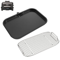 WEBROIL griddle plate front view showing full surface and edges for perfect fit