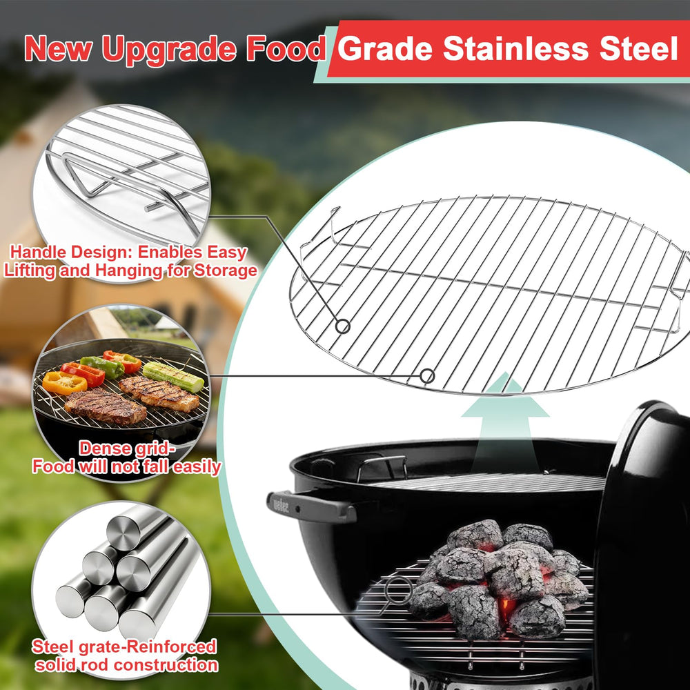 WEBROIL built-in handle and edge view for safer lifting and easier maintenance