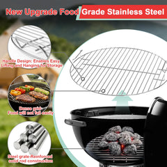 WEBROIL built-in handle and edge view for safer lifting and easier maintenance