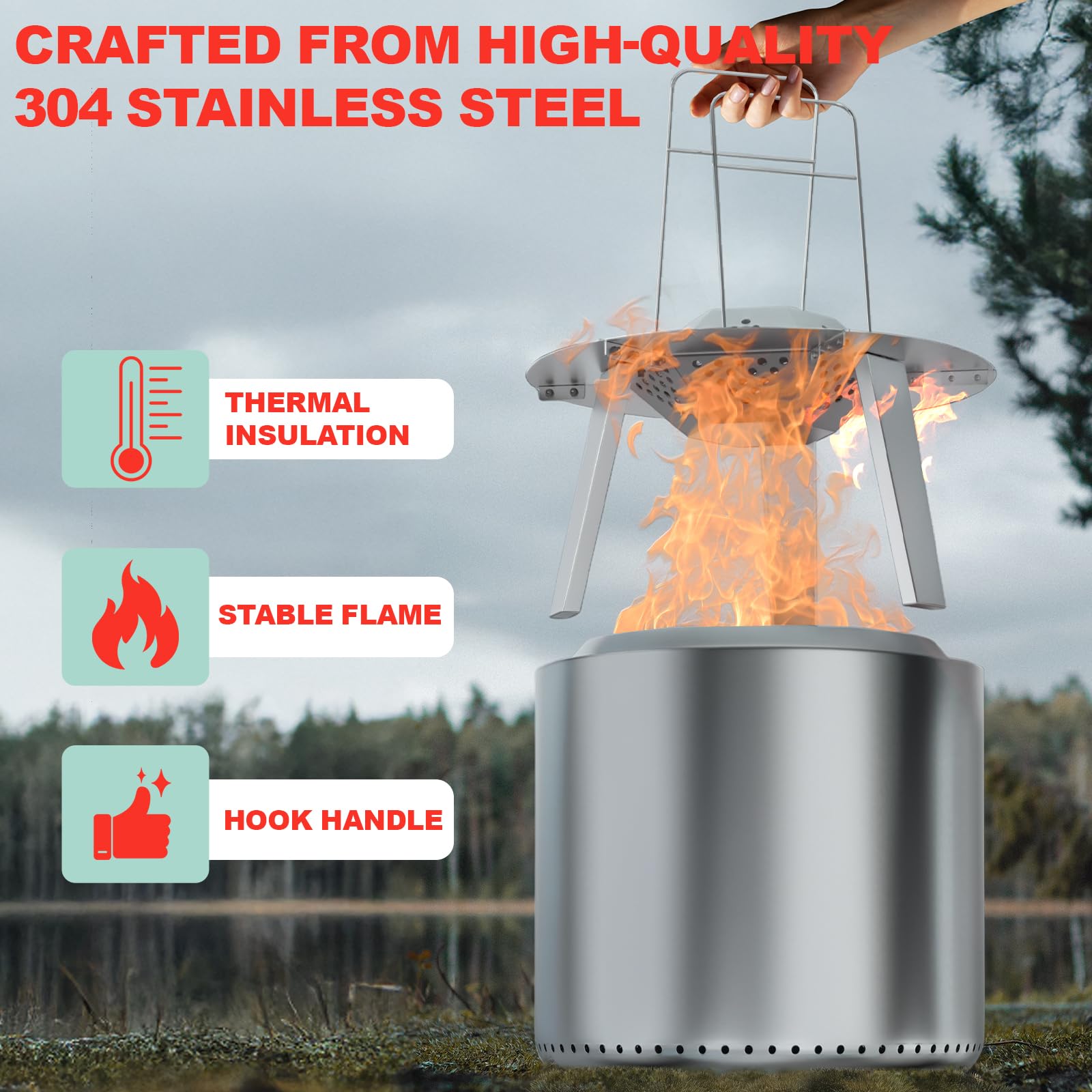 WEBROIL close-up of 304 stainless steel surface highlighting durable corrosion resistance