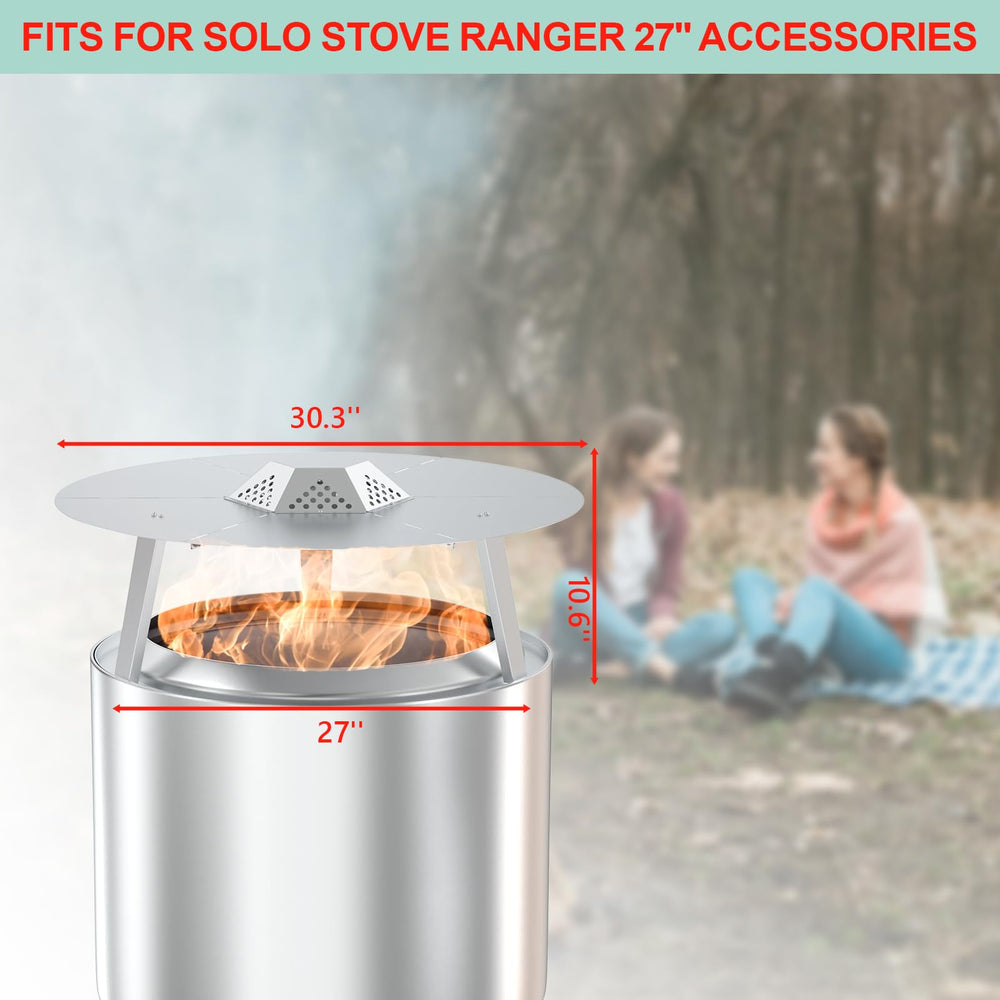 WEBROIL size comparison beside a chair showing scale and portable advantage