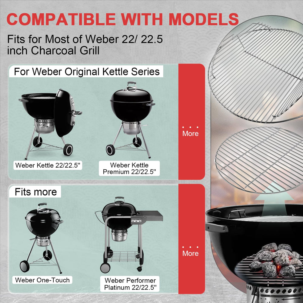 WEBROIL hinged side open for refueling, enables mid-cook charcoal addition