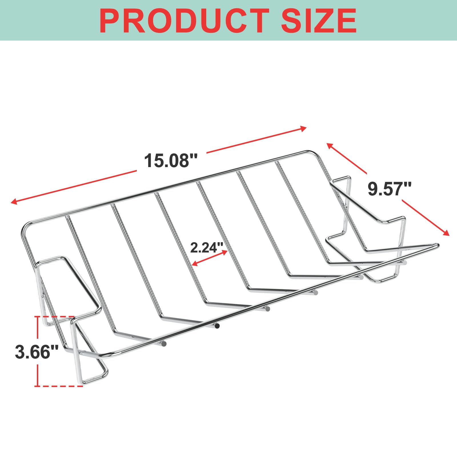 WEBROIL rack placed inside Ninja Woodfire Pro Connect XL for compatibility visual