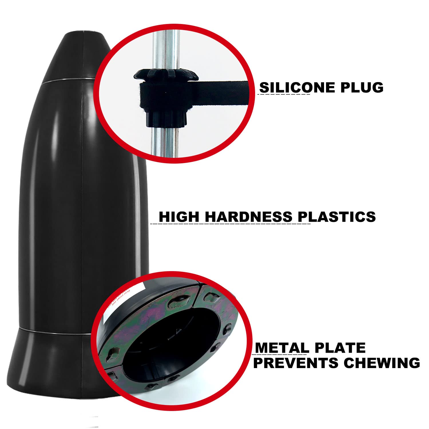 WeeFeetc included silicone Velcro and metal retainer for versatile, secure fastening