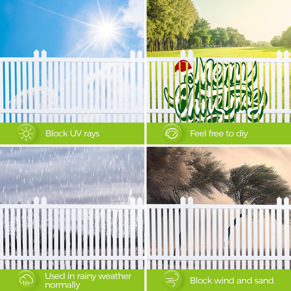 WEEDING white vinyl texture closeup shows smooth, easy-clean surface
