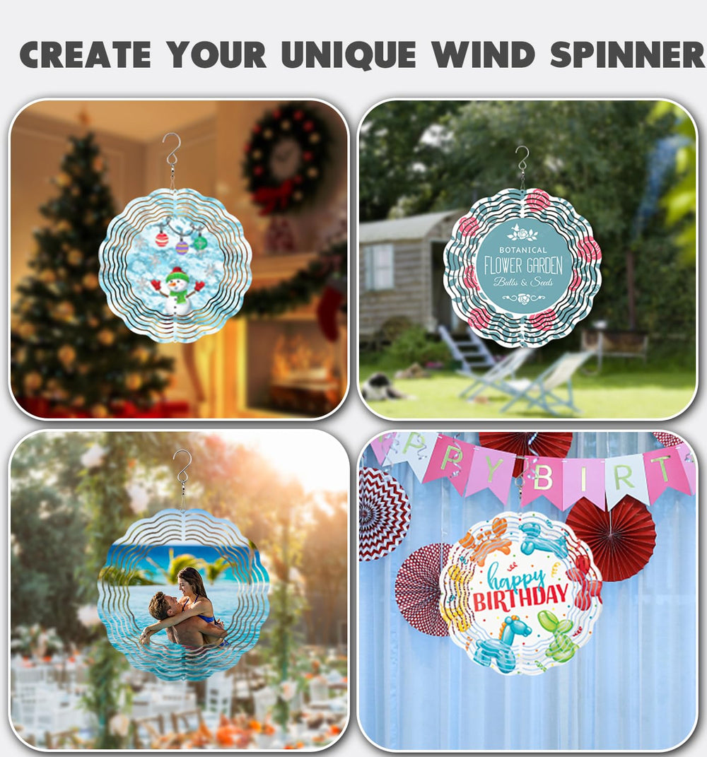 Wefanify double-sided printed spinner demonstrating vibrant two-sided artwork