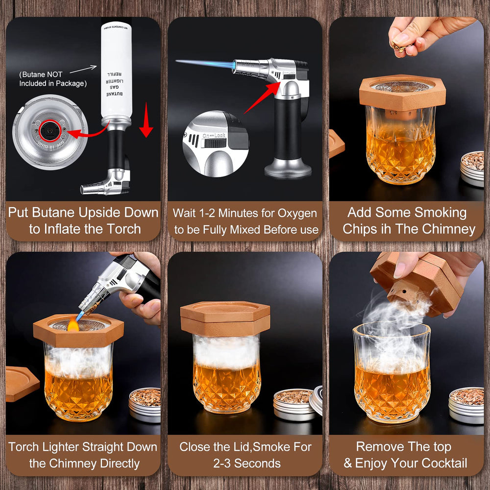 WEICHA mesh chip holder with burning wood, ensuring even smoke and easy cleanup
