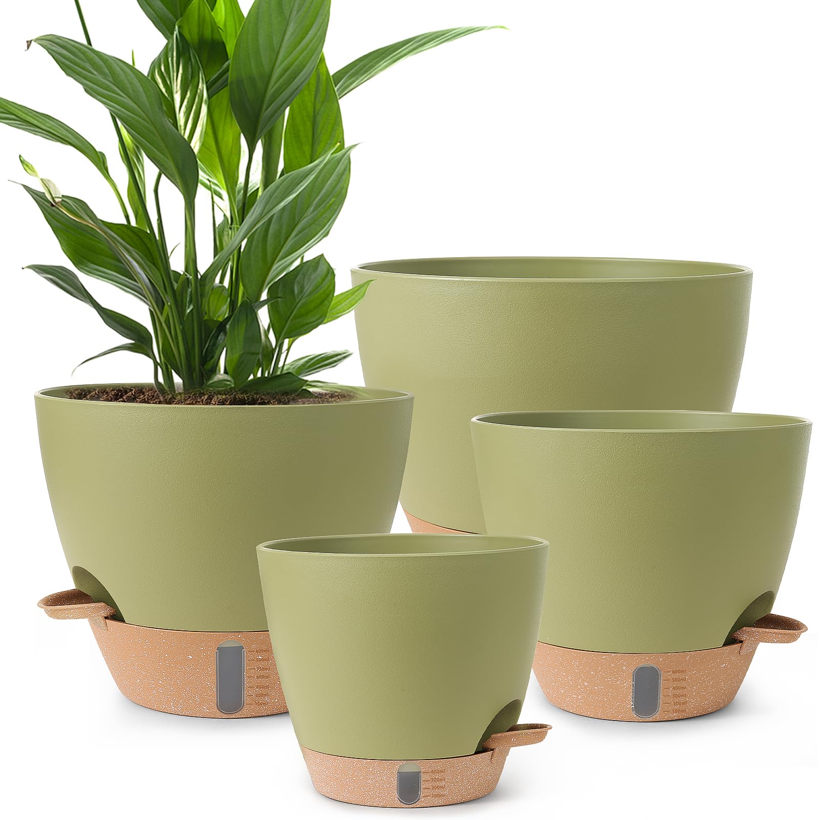 WEICHENGXING front view of four-size pot set showing clean lines and sizes