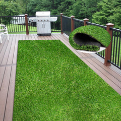 Weidear front view turf mat showing full coverage and natural look benefit