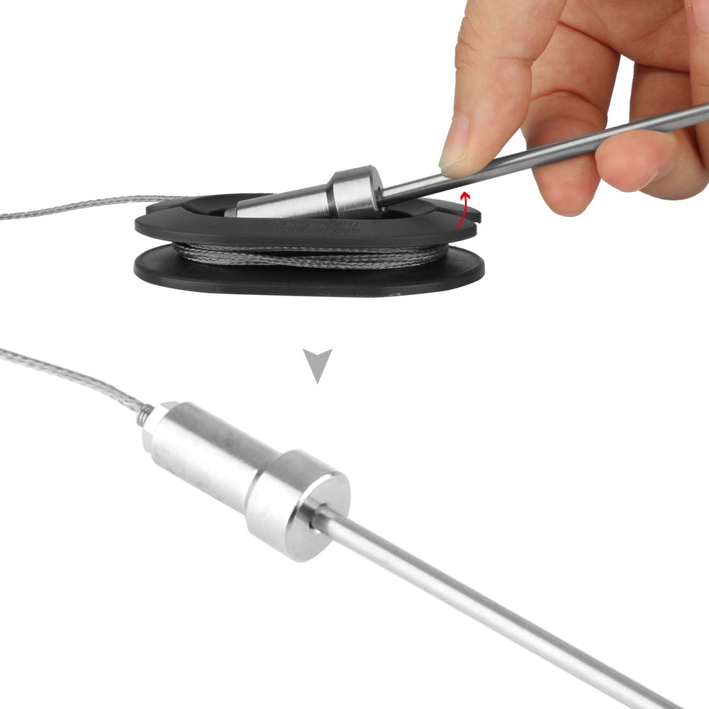 WEINAS overbraided wire detail demonstrating durable reach and tangle resistance