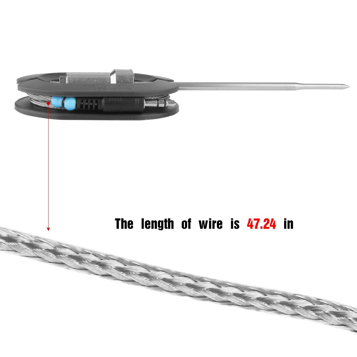 WEINAS probes in use on a grill monitoring multiple meats for consistent results