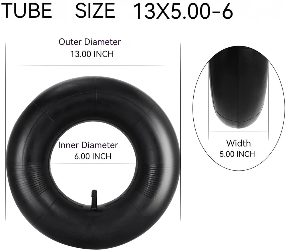 WEIYINGSI inner tube and included valve cores showing ready-to-install convenience