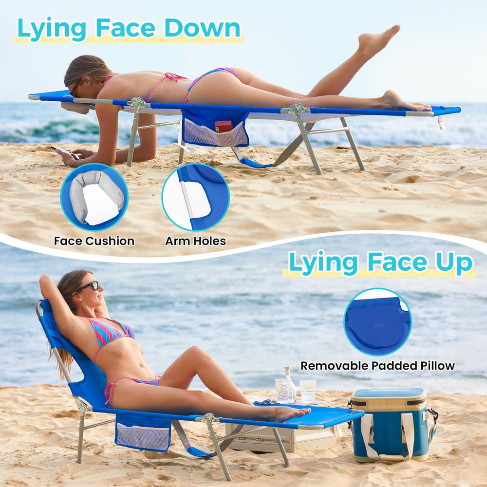 #WEJOY folded chair being carried with shoulder strap for easy portability