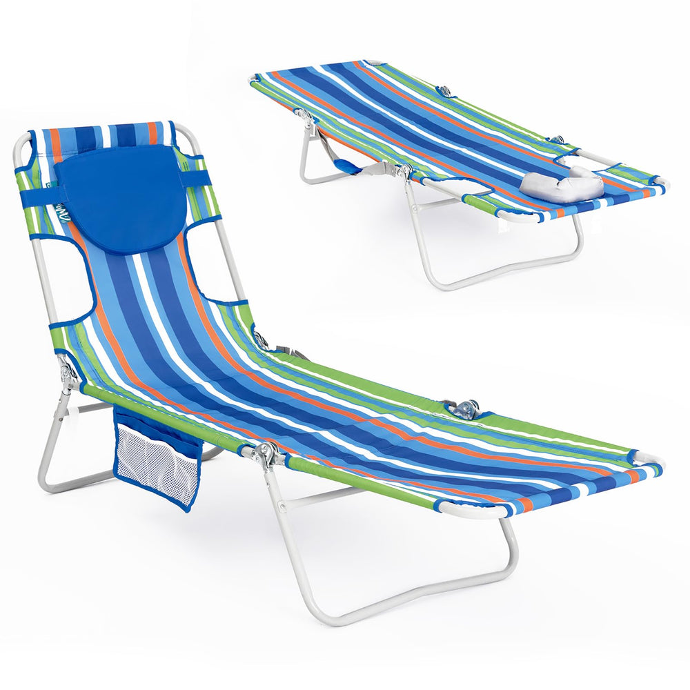 #WEJOY front view of lounger highlighting color and full-length comfort