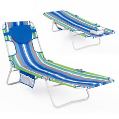 #WEJOY front view of lounger highlighting color and full-length comfort