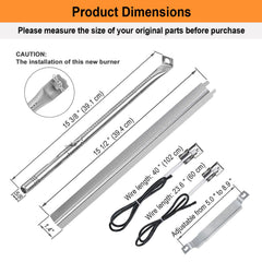 Welbocom burner close-up stainless steel showing corrosion resistance and clean flames