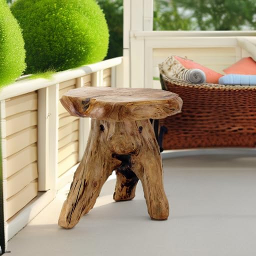 WELLAND stool scale with chair to show compact size and usable height