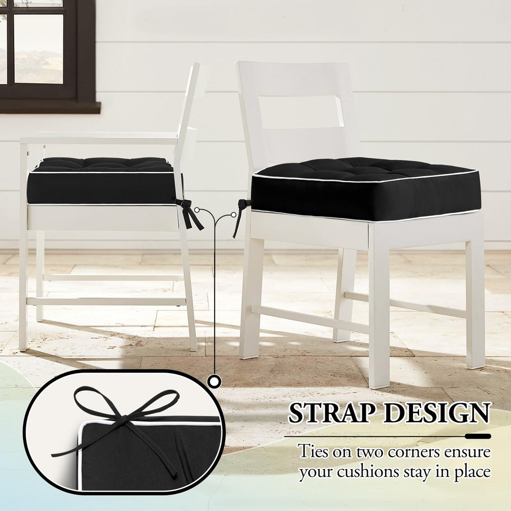 Wellsin chair in use on patio demonstrating added comfort and outdoor style