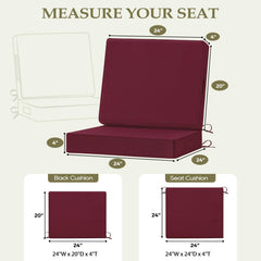 Wellsin cushion on patio sofa demonstrating waterproof protection in outdoor setting