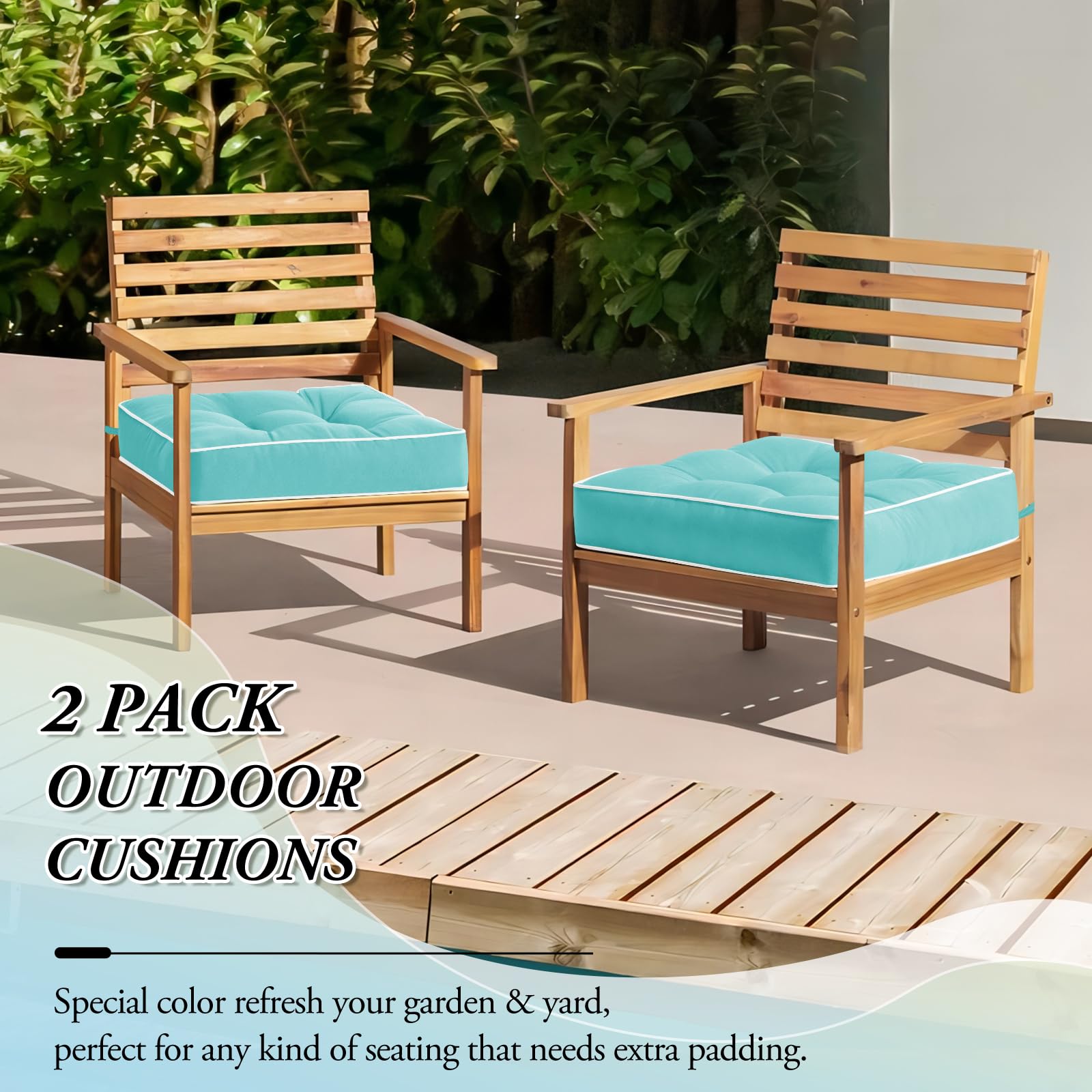 Wellsin lifestyle scene with family using cushions for comfortable outdoor dining
