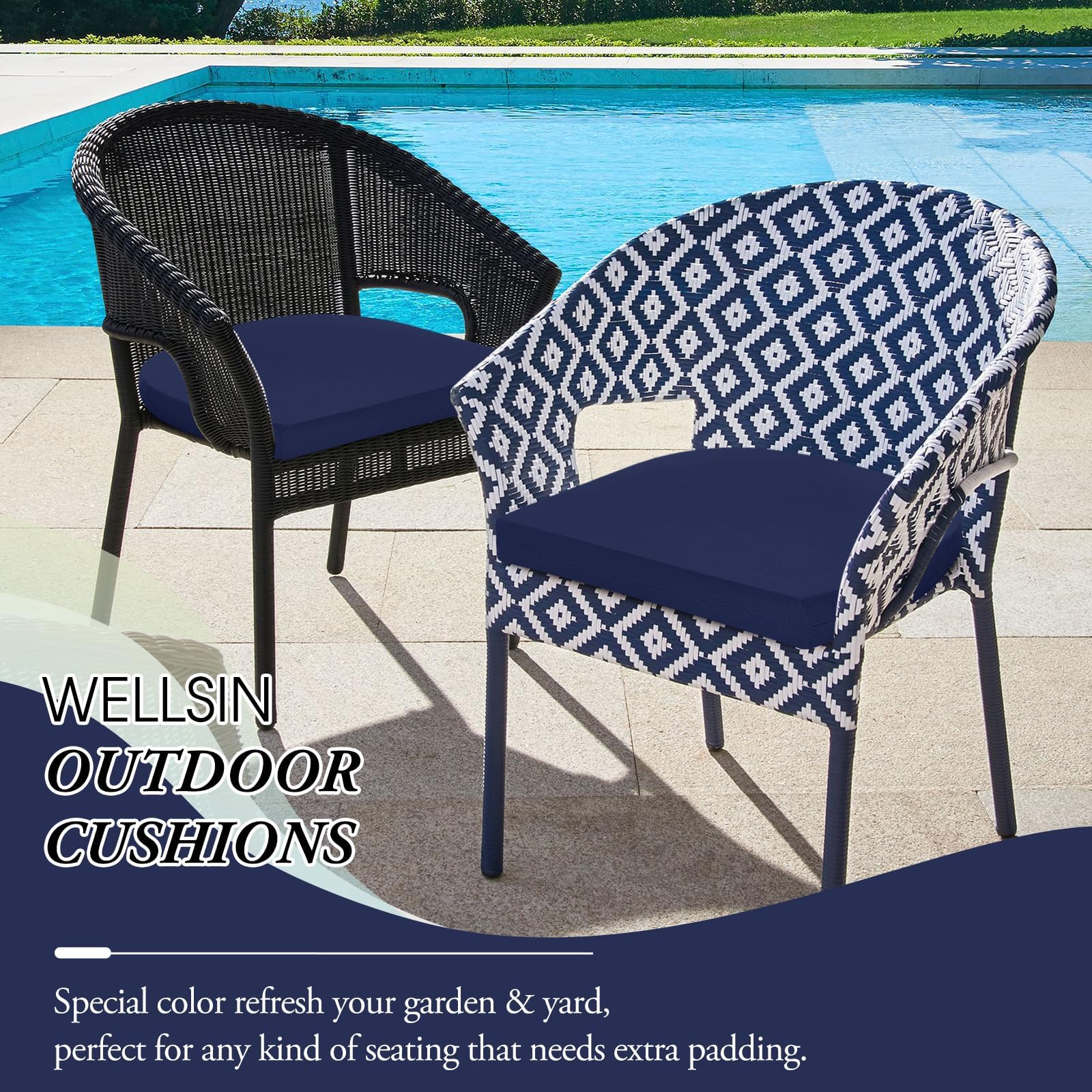 Wellsin navy packed and stored compact for seasonal convenience