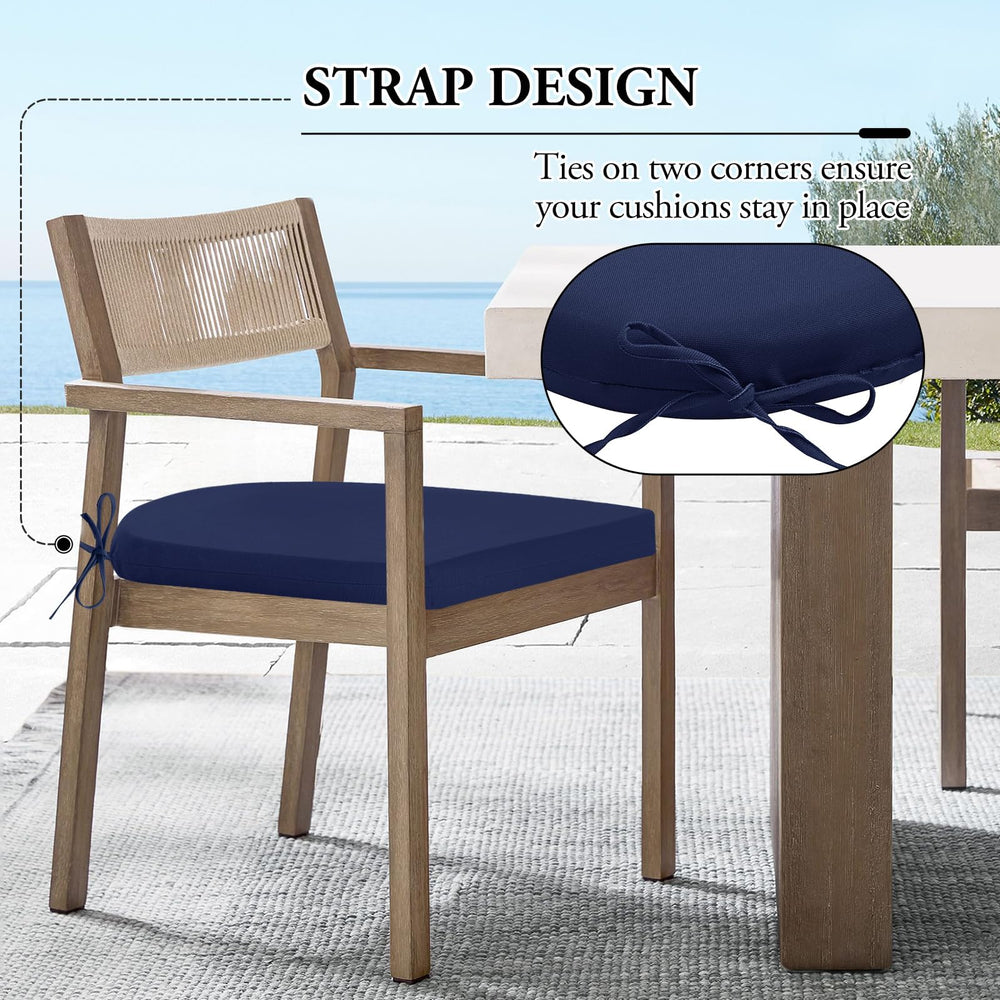 Wellsin navy size comparison on chair to show 17x16 dimensions