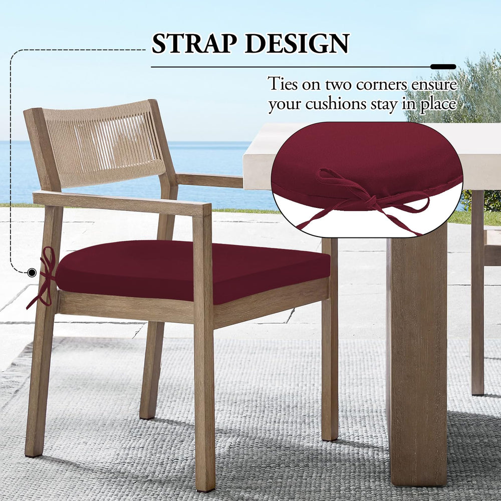 Wellsin cushion next to ruler showing 17x16 inch fit for standard chairs