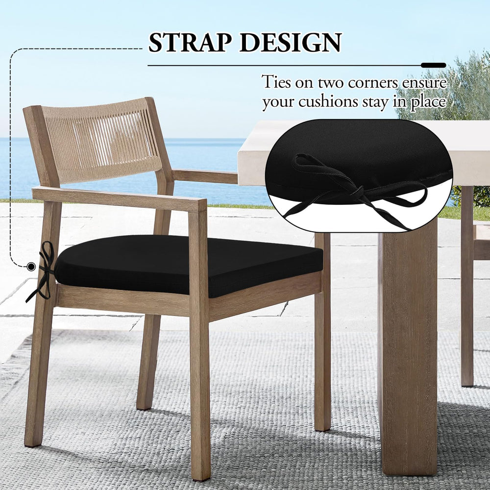 Wellsin stacked cushions set of four showing compact storage and consistent sizing