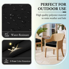 Wellsin tie straps detail showing secure attachment to chair to prevent slipping