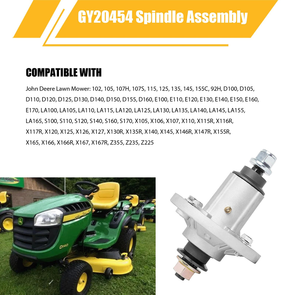 WELOVEHOME spindle installed on a mower deck improving blade stability
