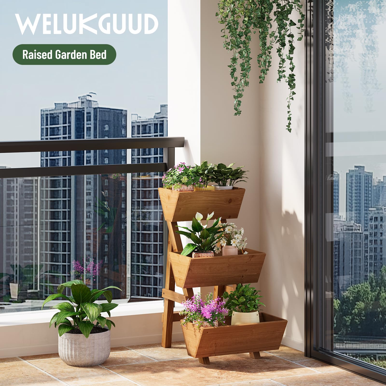 WELUKGUUD on balcony as lifestyle display enhancing outdoor decor