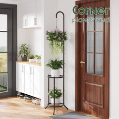WELUKGUUD top hooks holding a hanging basket to display trailing plants neatly