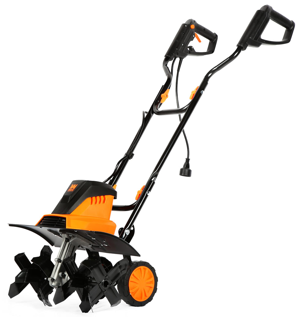 WEN adjustable 5-5/8-inch wheels highlighted for easier transport and depth control
