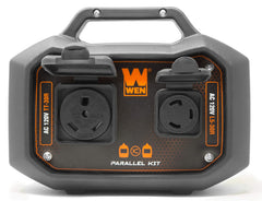 WEN TT-30R outlet closeup displaying RV-ready connection convenience