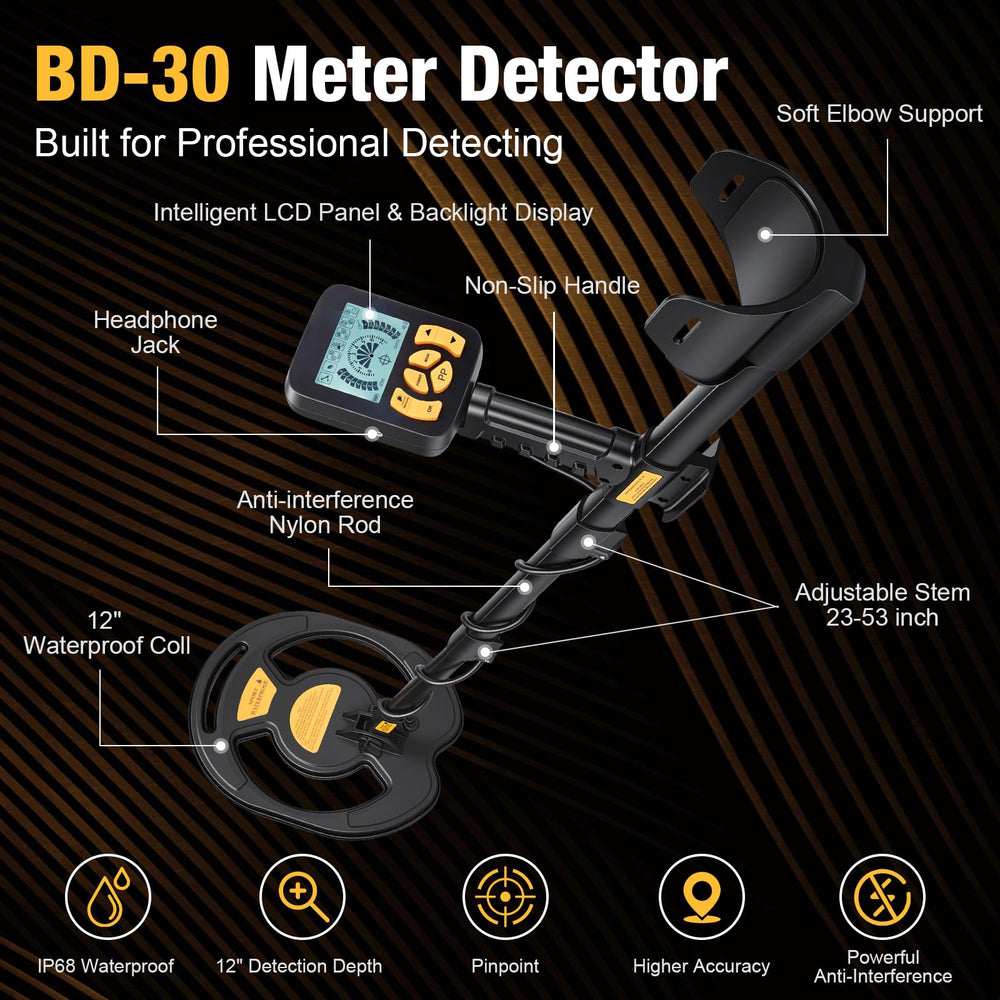 WenMia BD30 pinpointer with holster for quick pinpointing and precise recovery