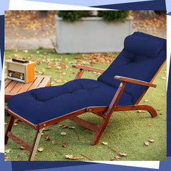 Wenqik cushion on poolside lounge enhancing outdoor relaxation