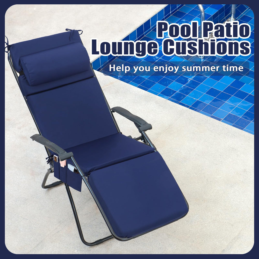 Wenqik cushion in use poolside demonstrating weather resistance