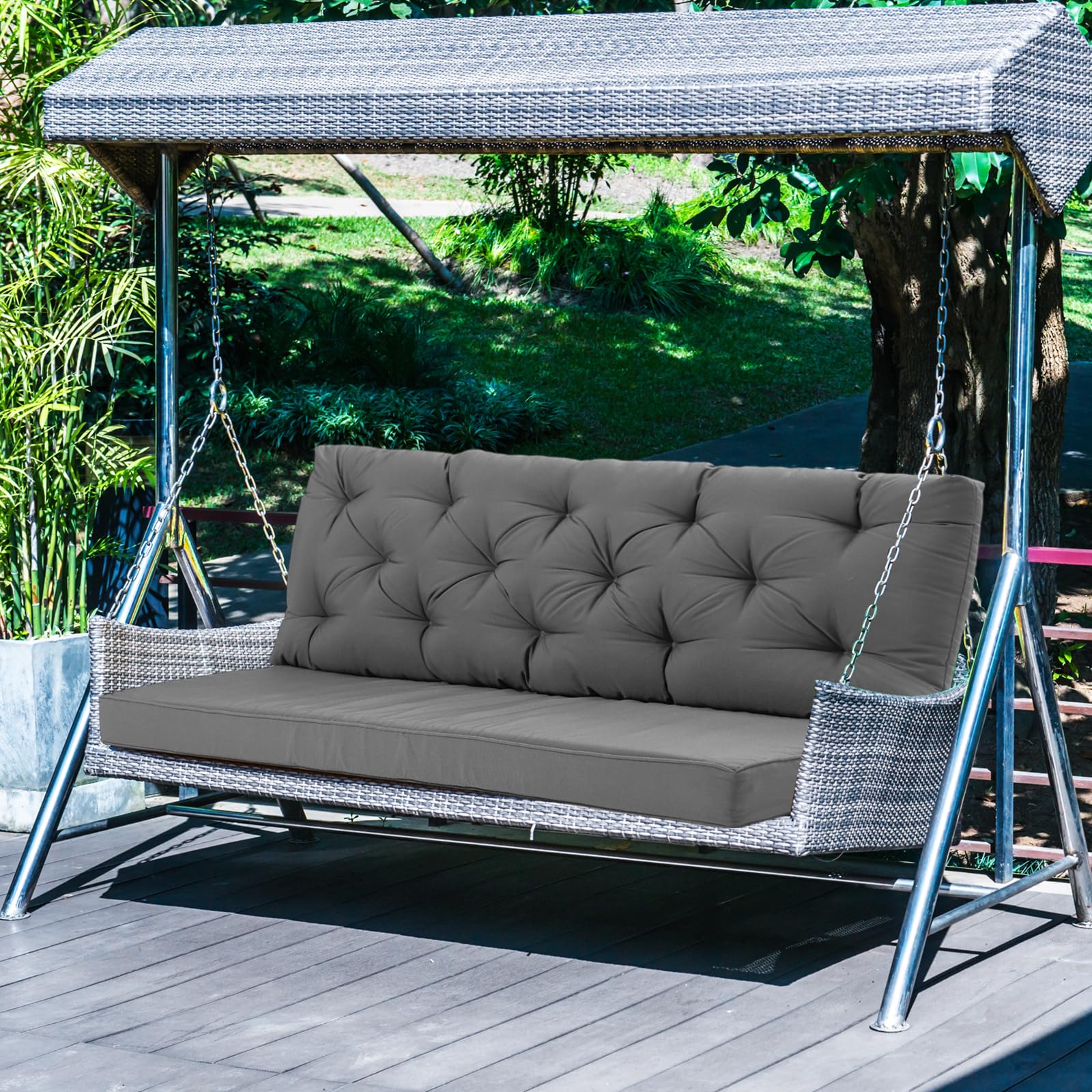 wenqik styled in an autumn patio setting adding neutral seasonal warmth