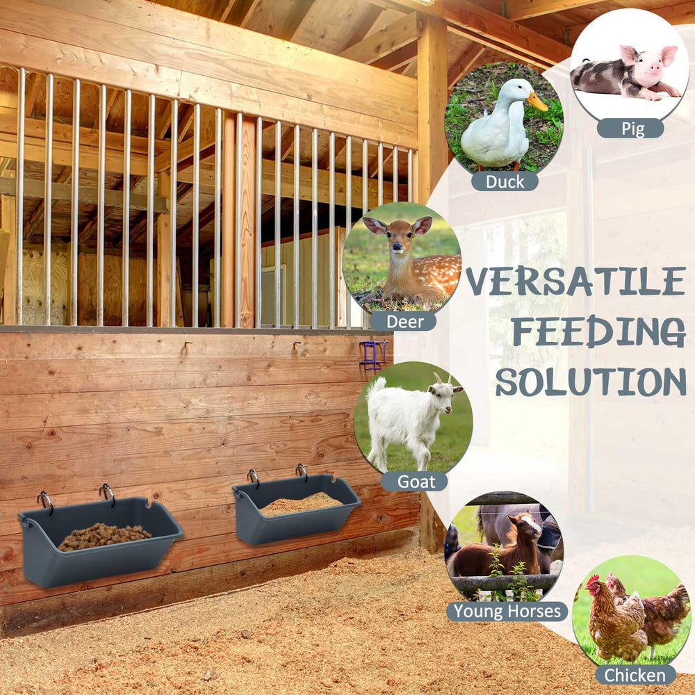 Wenqik feeders in a barn setting illustrating multiple stations reduce crowding