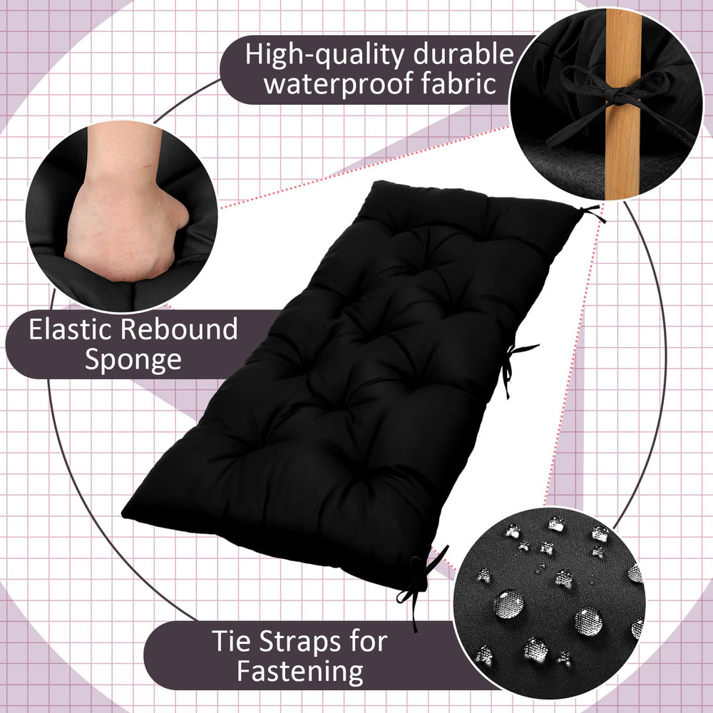 Wenqik open zippered cover revealing removable sponge core for easy cleaning