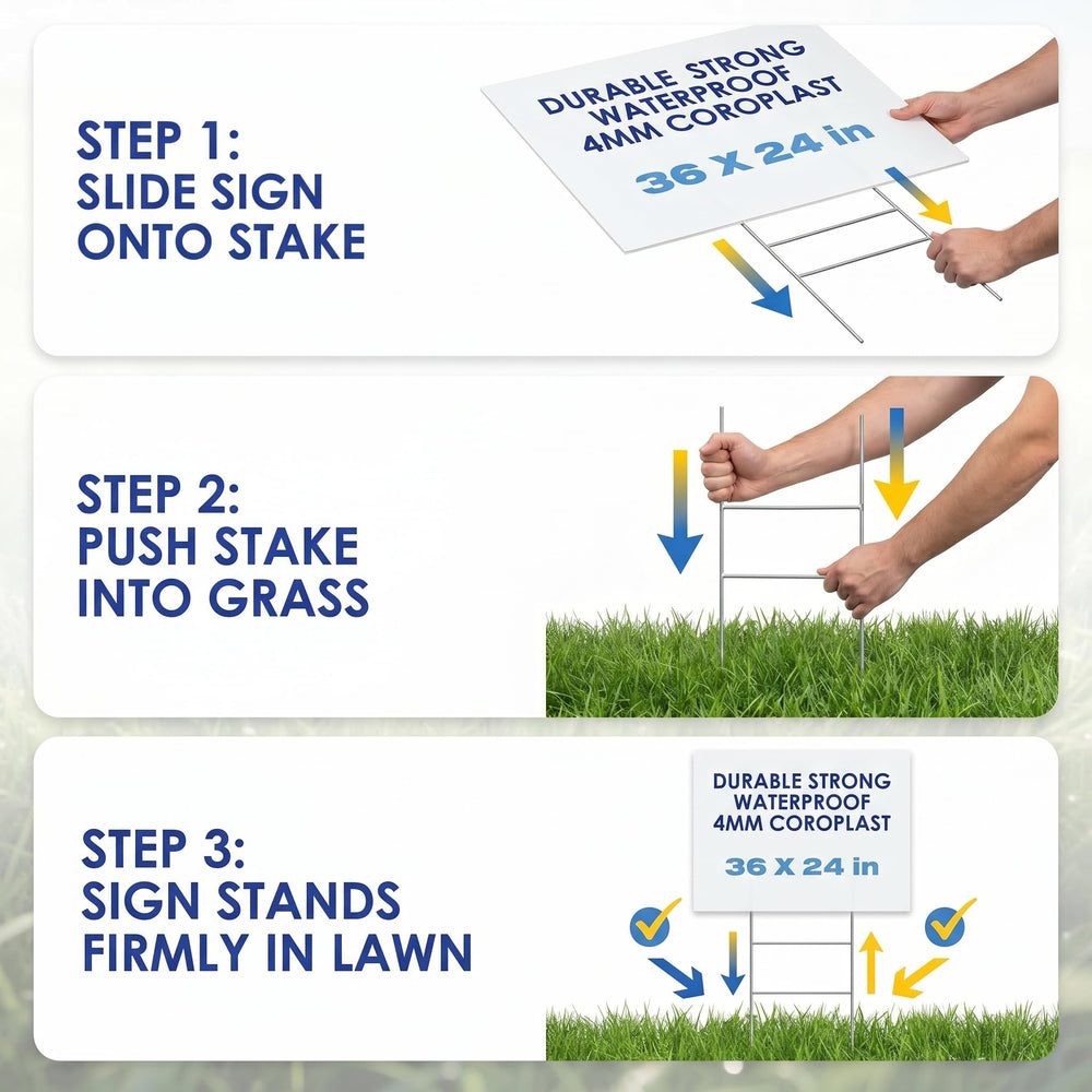 WENWELL dual-sided white surface ready for printing or hand lettering advantage
