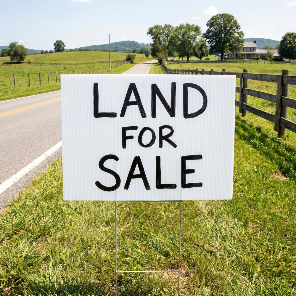 WENWELL printed real estate sign example boosting property visibility