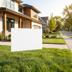 WENWELL large sign installed in front yard improving curbside visibility