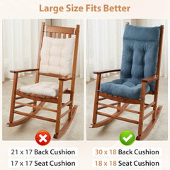 WEOAVRY seat side profile showing 3-inch foam thickness for firm support
