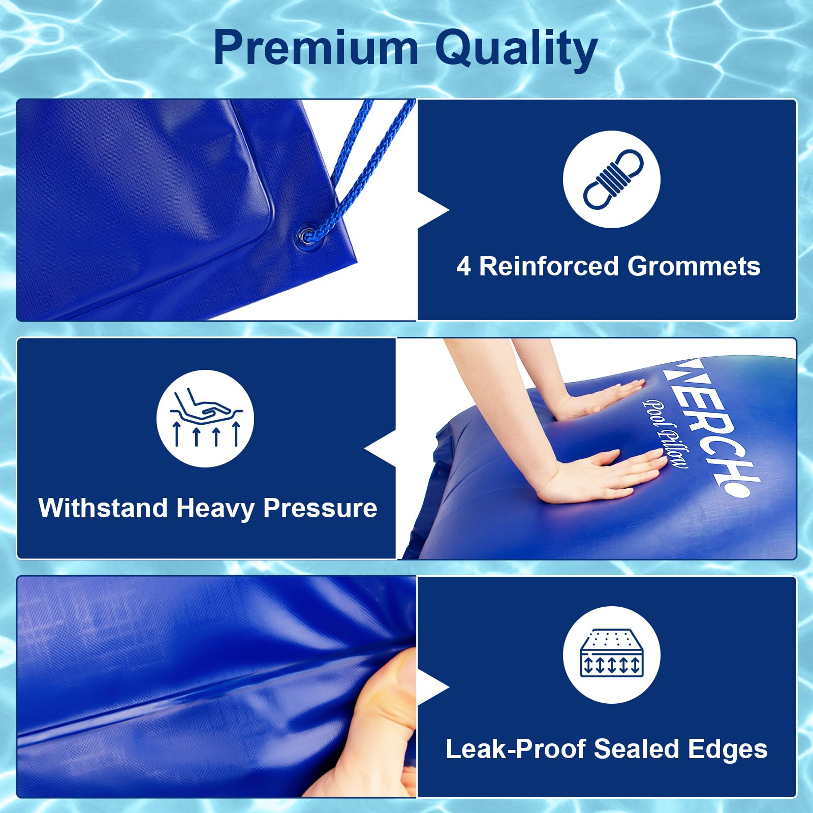 WERCHO PVC close-up texture highlighting durable cold-resistant material