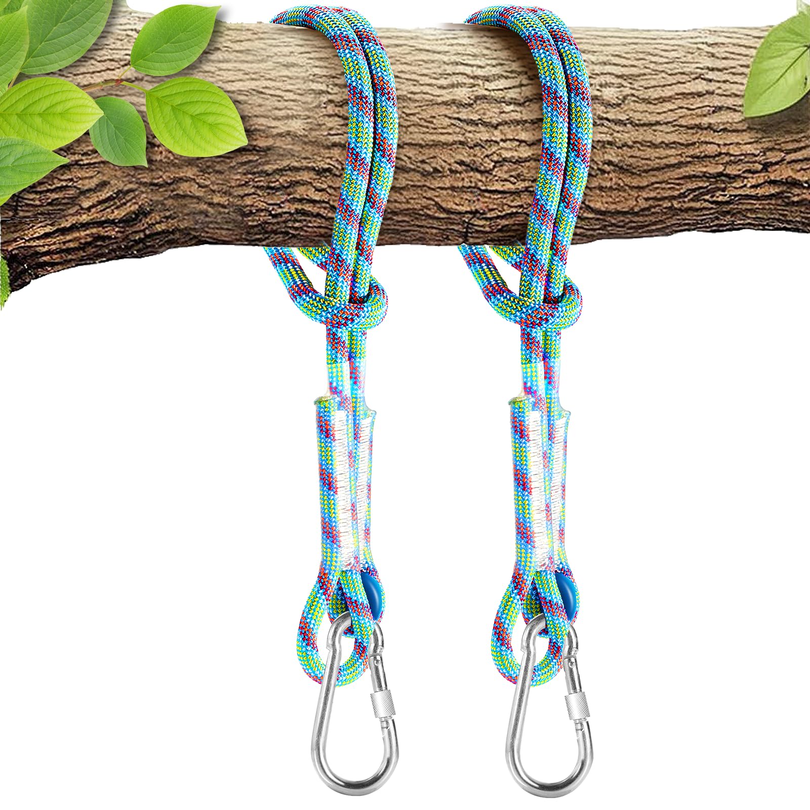 Werfeito front packaging showing two rope straps and carabiners for quick install