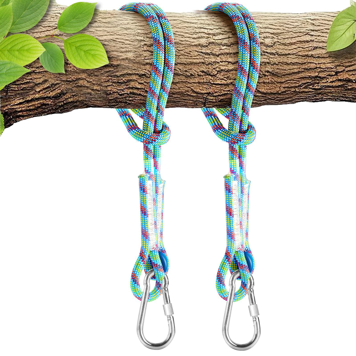 Werfeito front packaging showing two rope straps and carabiners for quick install