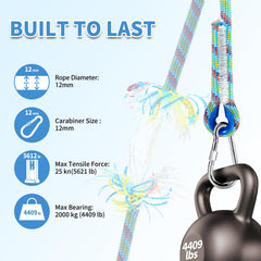 Werfeito rope ends with heat-shrink tubing for reinforced, fray-resistant termination